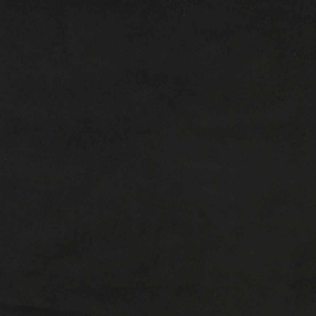 vidaXL Materac kieszeniowy, średnia twardość, czarny, 80x210x20 cm, aksamit