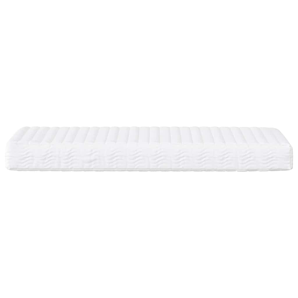vidaXL Materac piankowy, biały, 100x210 cm, twardość H2/H3