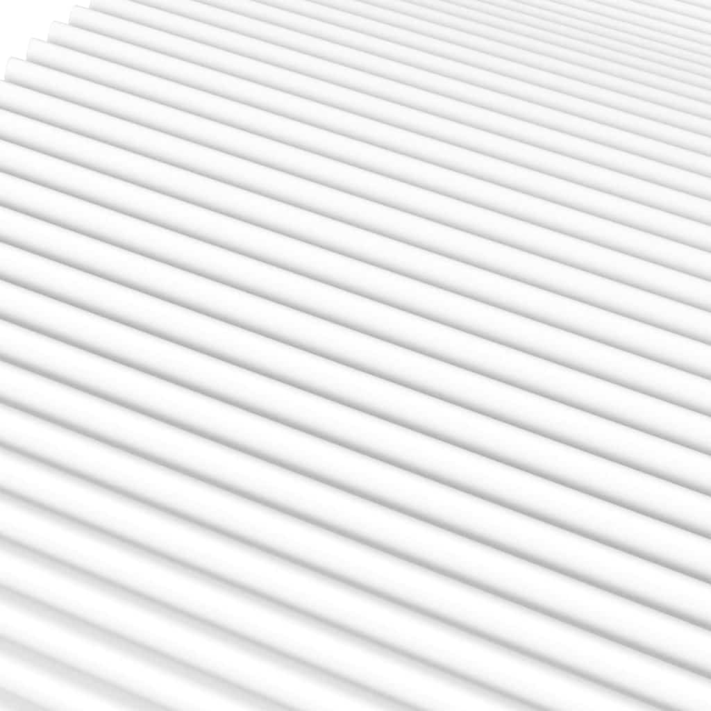 vidaXL Materac piankowy, biały, 120x210 cm, twardość H2/H3