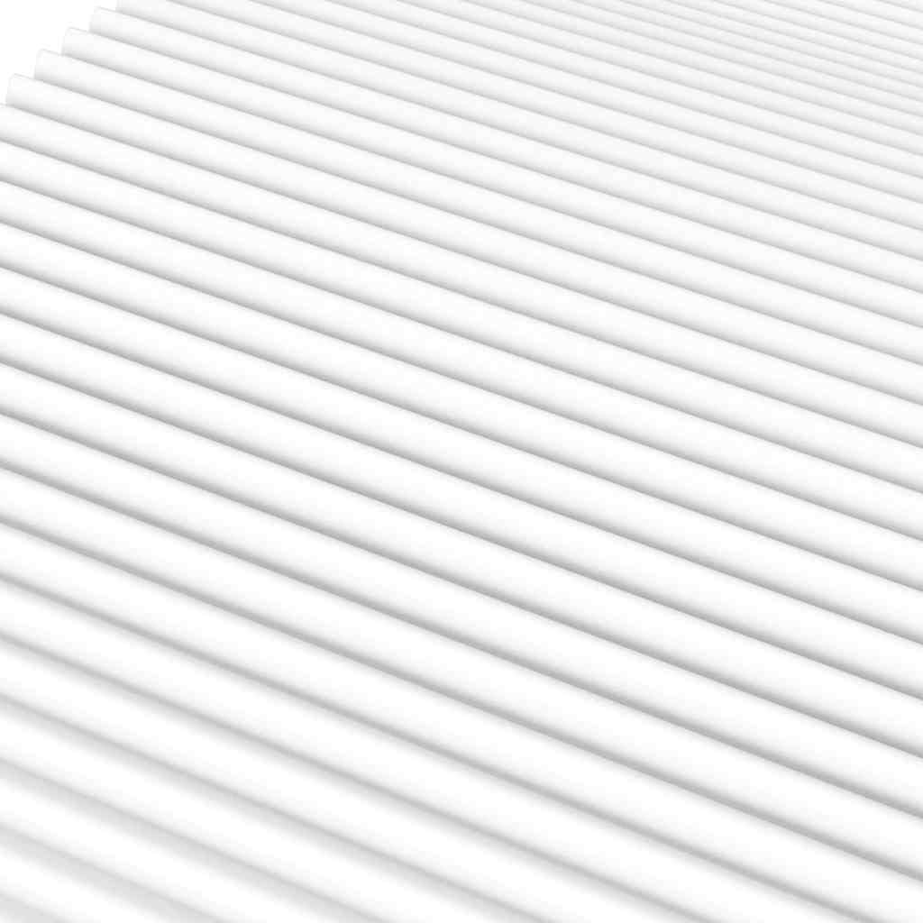 vidaXL Materac piankowy, biały, 140x210 cm, twardość H2/H3