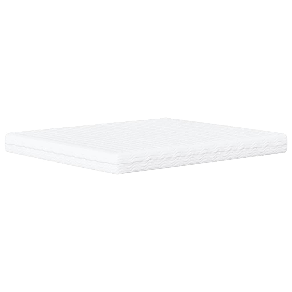 vidaXL Materac piankowy, biały, 160x210 cm, twardość H2/H3