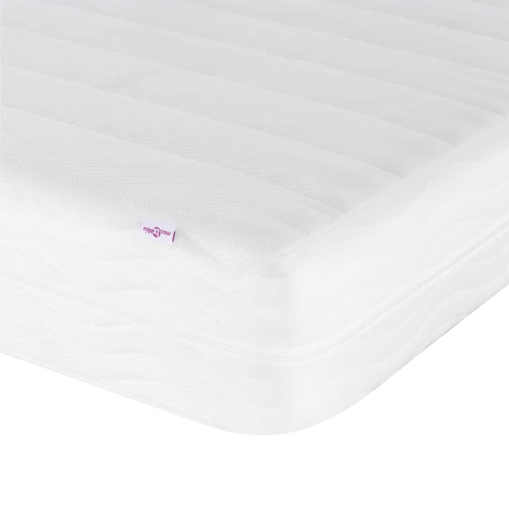 vidaXL Materac piankowy, biały, 200x210 cm, twardość H2/H3