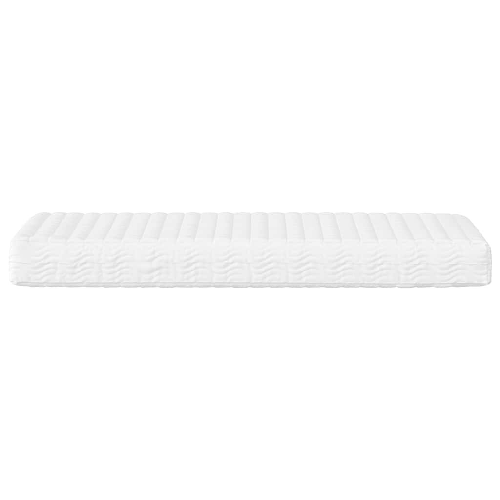 vidaXL Materac piankowy, biały, 80x220 cm, twardość H2/H3