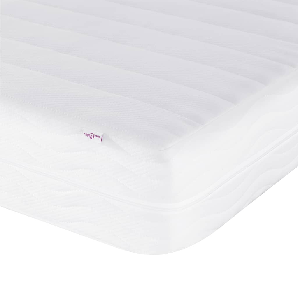 vidaXL Materac piankowy, biały, 80x220 cm, twardość H2/H3