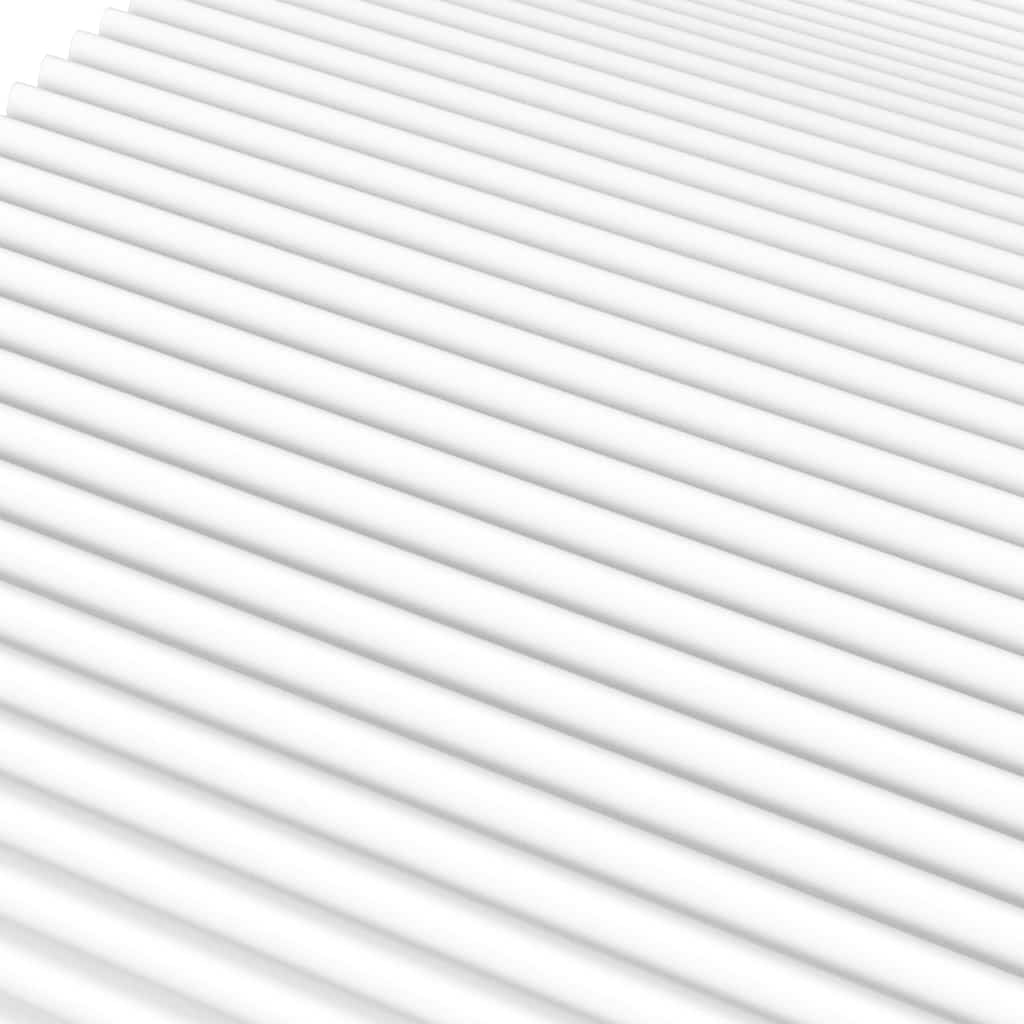 vidaXL Materac piankowy, biały, 90x220 cm, twardość H2/H3