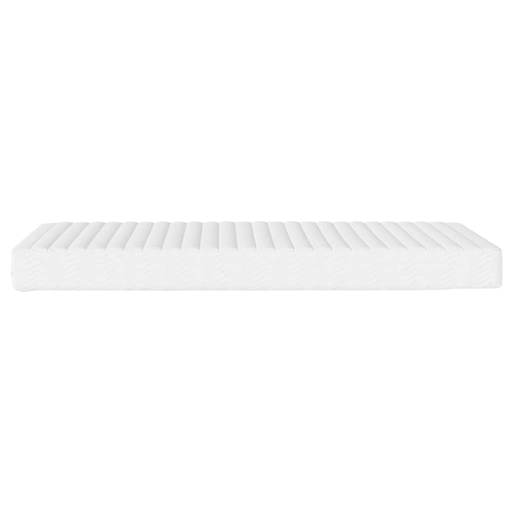 vidaXL Materac piankowy, biały, 140x220 cm, twardość H2/H3