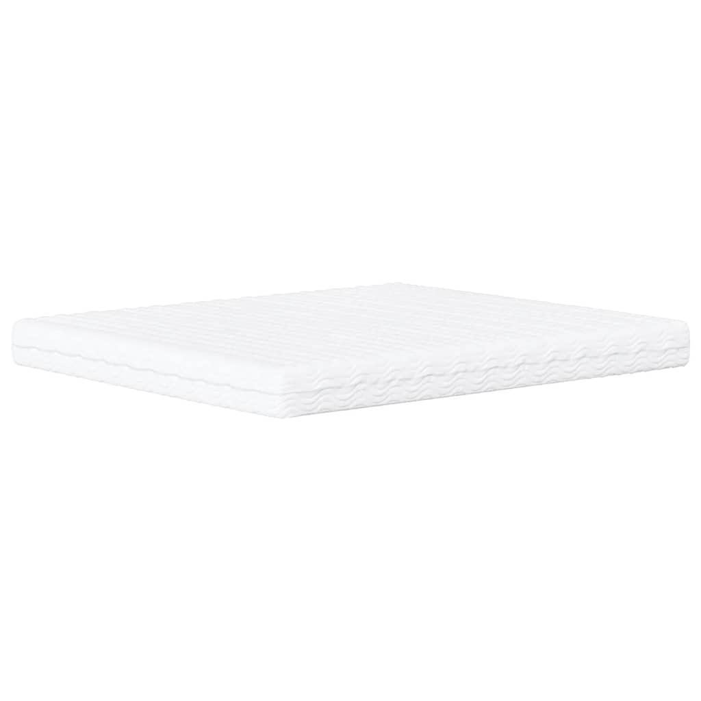 vidaXL Materac piankowy, biały, 200x220 cm, twardość H2/H3
