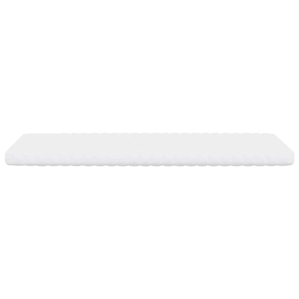 vidaXL Materac piankowy, biały 100x210 cm, 7-strefowy, twardość 20 ILD