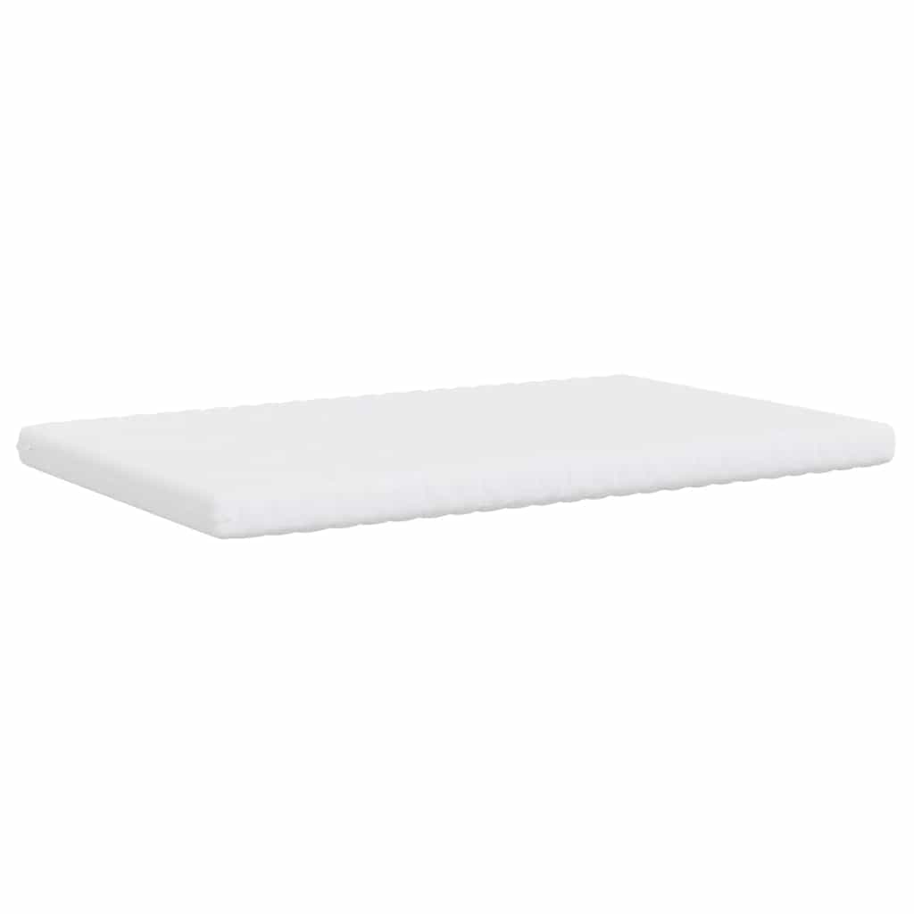 vidaXL Materac piankowy, biały 120x210 cm, 7-strefowy, twardość 20 ILD