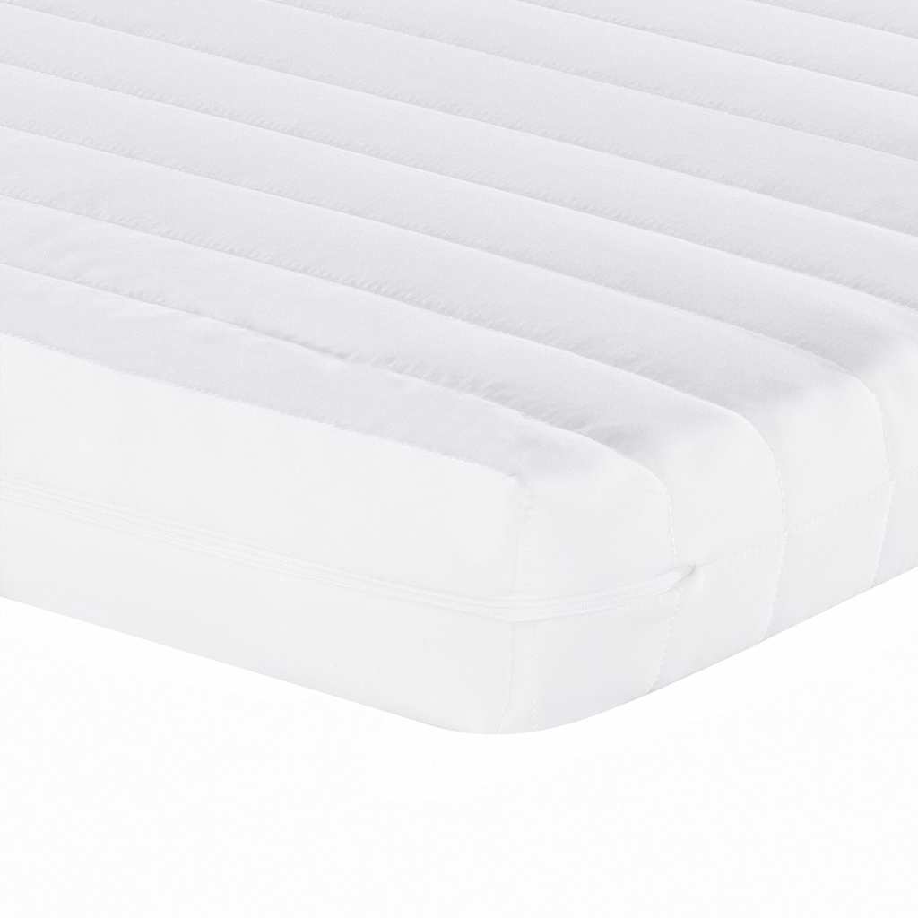 vidaXL Materac piankowy, biały 140x210 cm, 7-strefowy, twardość 20 ILD