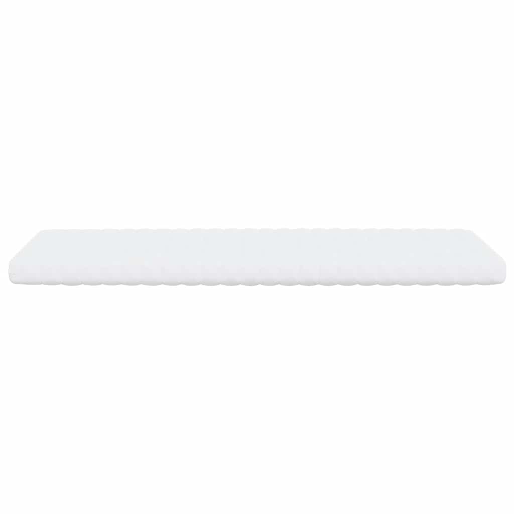 vidaXL Materac piankowy, biały, 80x220 cm, 7-strefowy, twardość 20 ILD