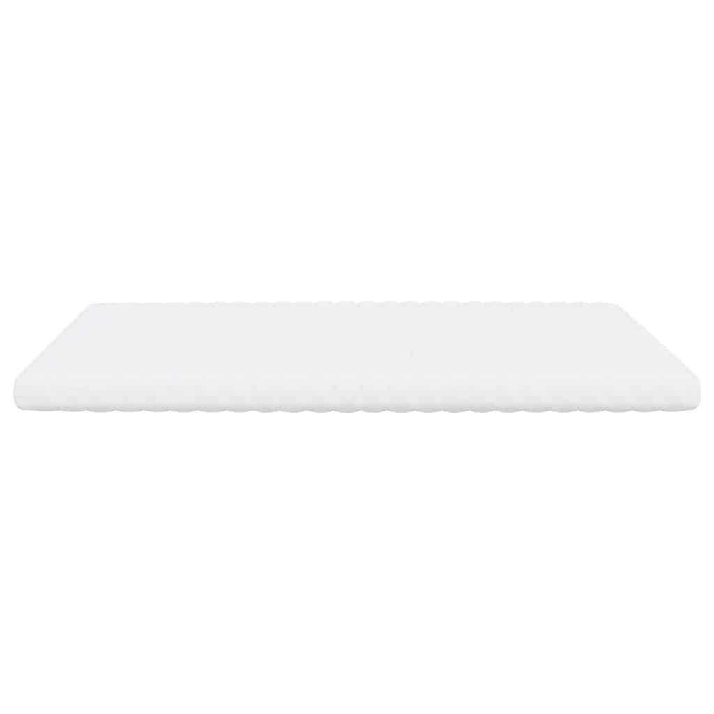 vidaXL Materac piankowy, biały 160x220 cm, 7-strefowy, twardość 20 ILD