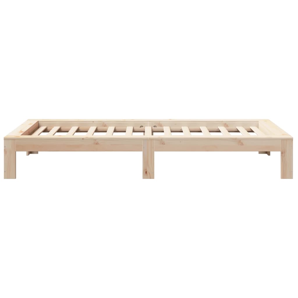 vidaXL Rama łóżka bez materaca, 90x190 cm, lite drewno sosnowe
