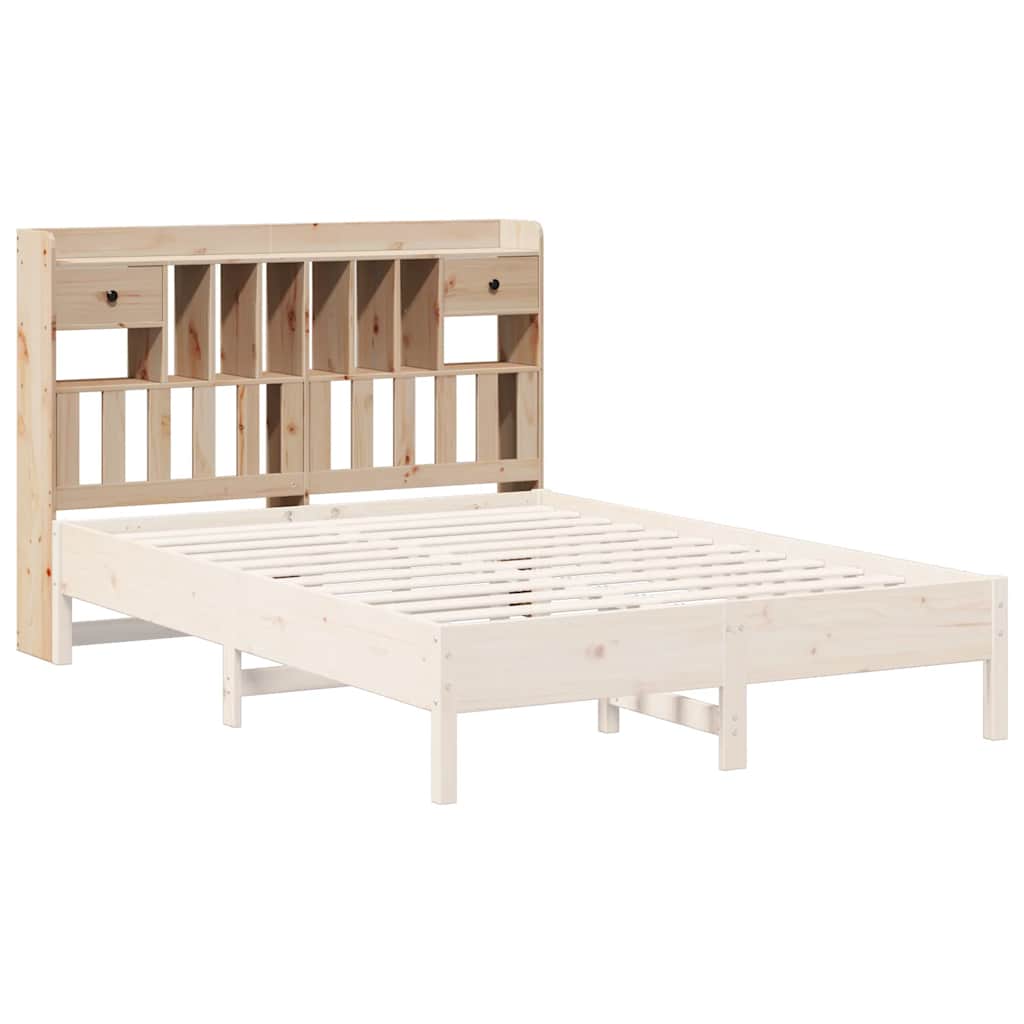 vidaXL Wezgłowie do łóżka, z półkami, 180 cm, lite drewno sosnowe