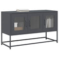 vidaXL Szafka RTV, antracyt, 100,5x39x60,5 cm, stal walcowana na zimno