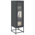 vidaXL Komoda wysoka Antracyt 36x39x123 cm Stal walcowana na zimno