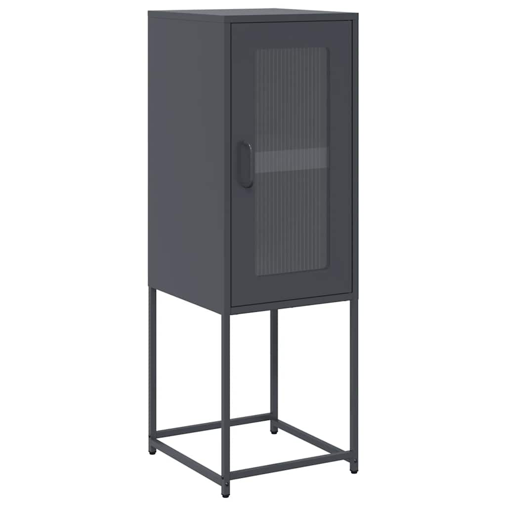 vidaXL Komoda Antracyt 36x39x107 cm Stal walcowana na zimno
