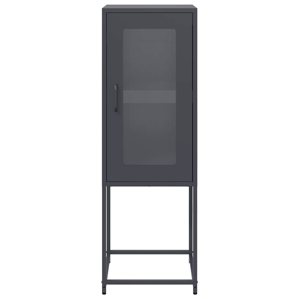 vidaXL Komoda Antracyt 36x39x107 cm Stal walcowana na zimno