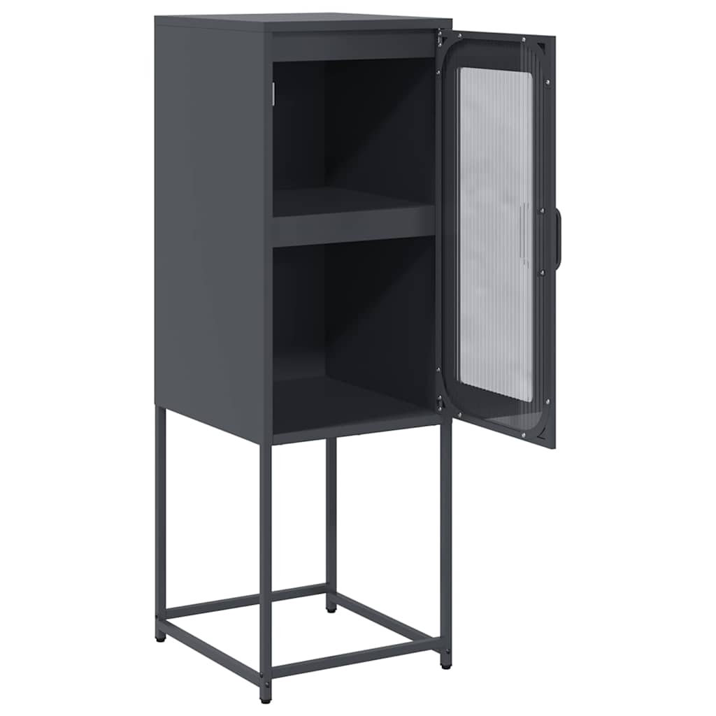 vidaXL Komoda Antracyt 36x39x107 cm Stal walcowana na zimno