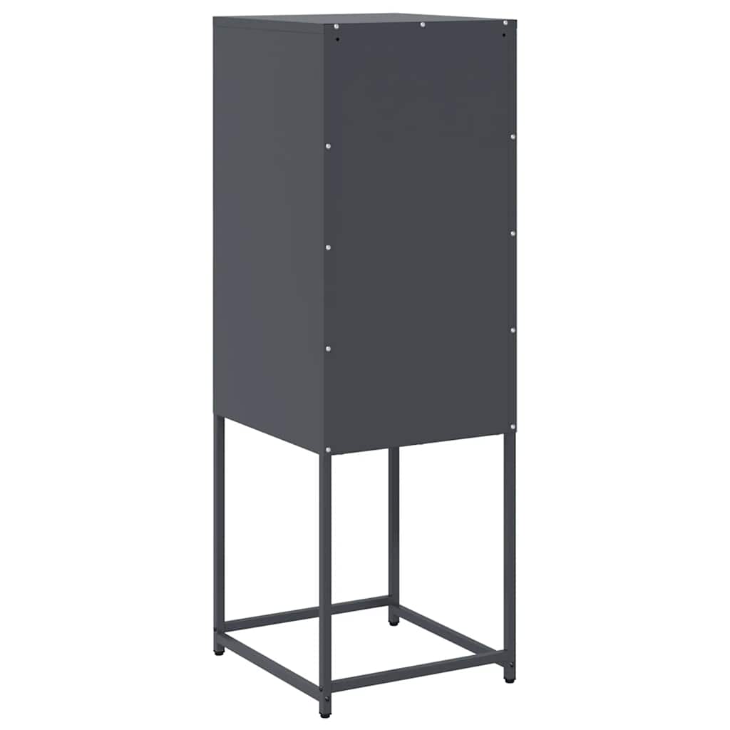 vidaXL Komoda Antracyt 36x39x107 cm Stal walcowana na zimno