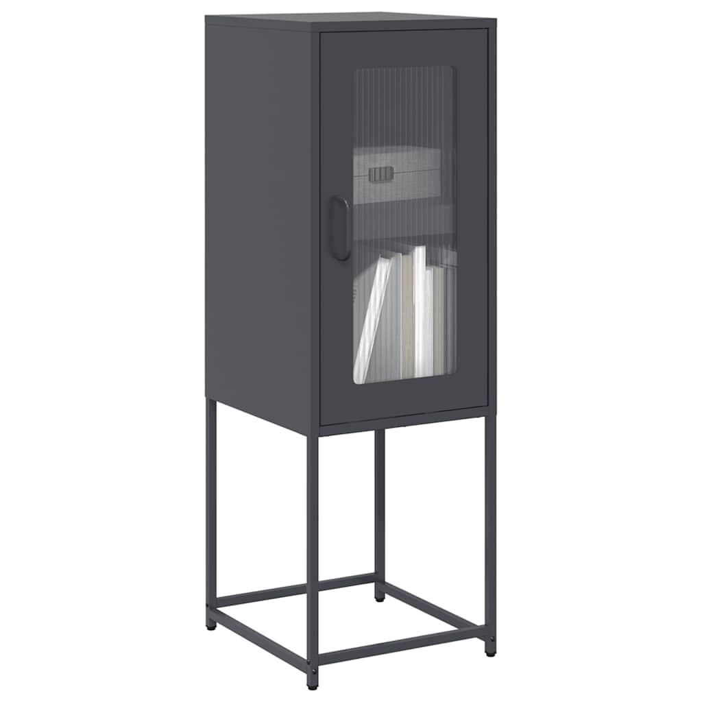 vidaXL Komoda Antracyt 36x39x107 cm Stal walcowana na zimno