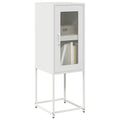 vidaXL Komoda Biała 36x39x107 cm Stal walcowana na zimno