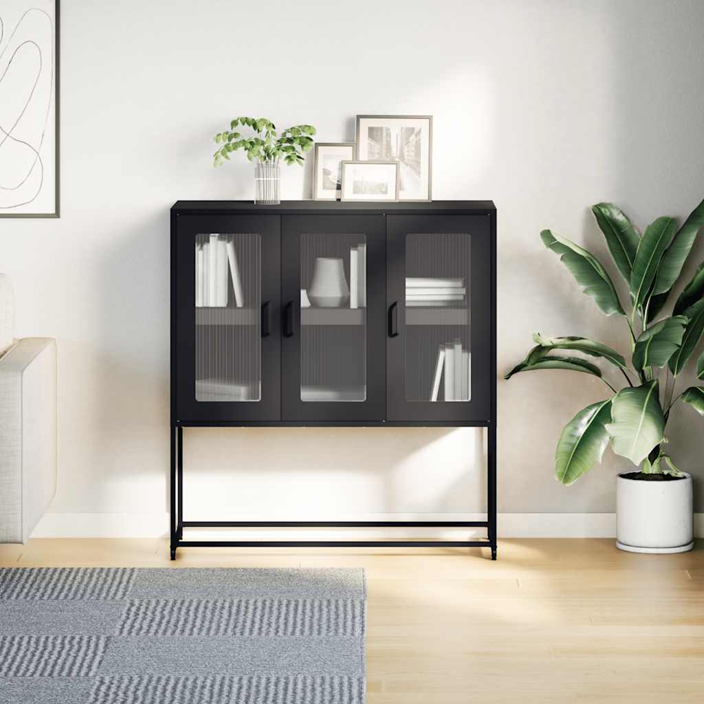 vidaXL Szafka, antracytowa, 100,5x39x107 cm, stal walcowana na zimno