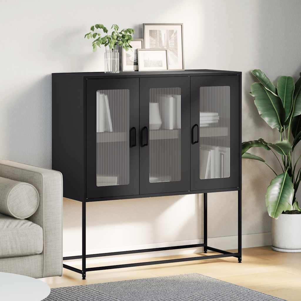 vidaXL Szafka, antracytowa, 100,5x39x107 cm, stal walcowana na zimno