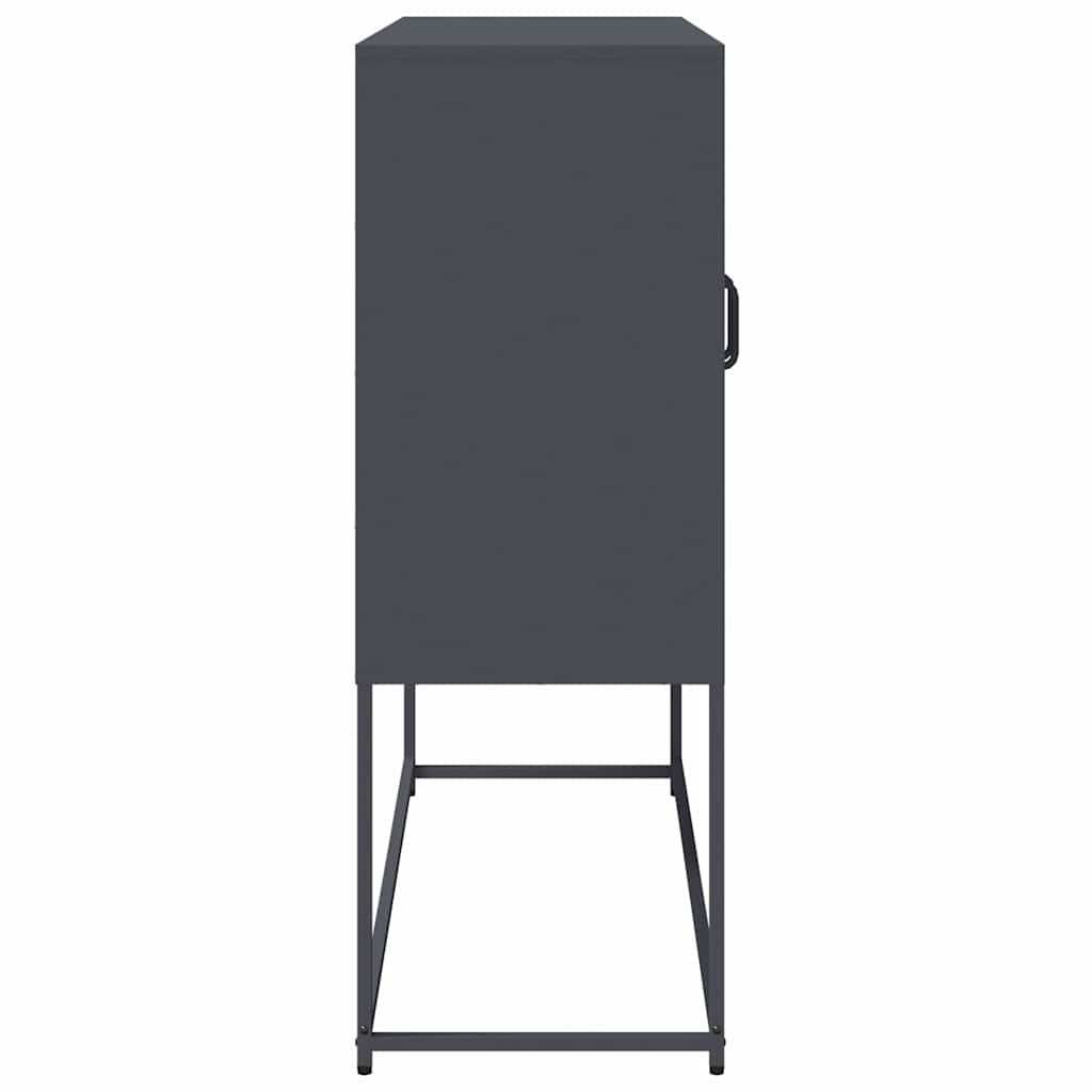 vidaXL Szafka, antracytowa, 100,5x39x107 cm, stal walcowana na zimno