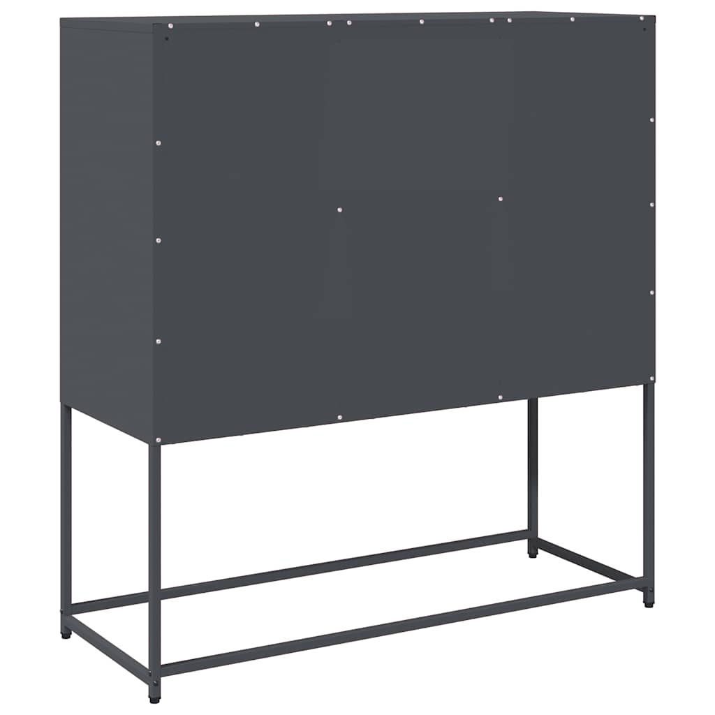 vidaXL Szafka, antracytowa, 100,5x39x107 cm, stal walcowana na zimno