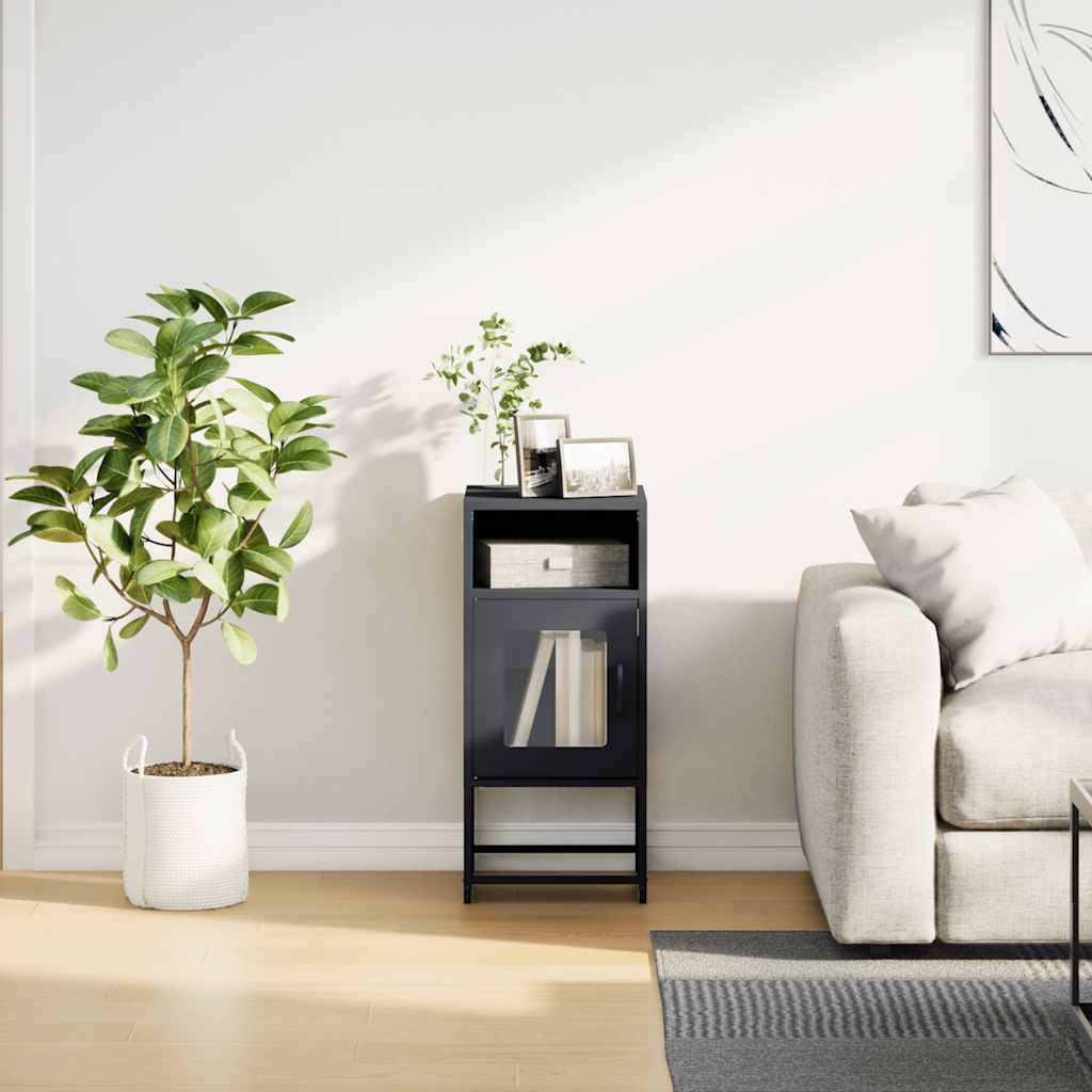 vidaXL Szafka nocna Antracyt 36x39x78 cm Stal walcowana na zimno