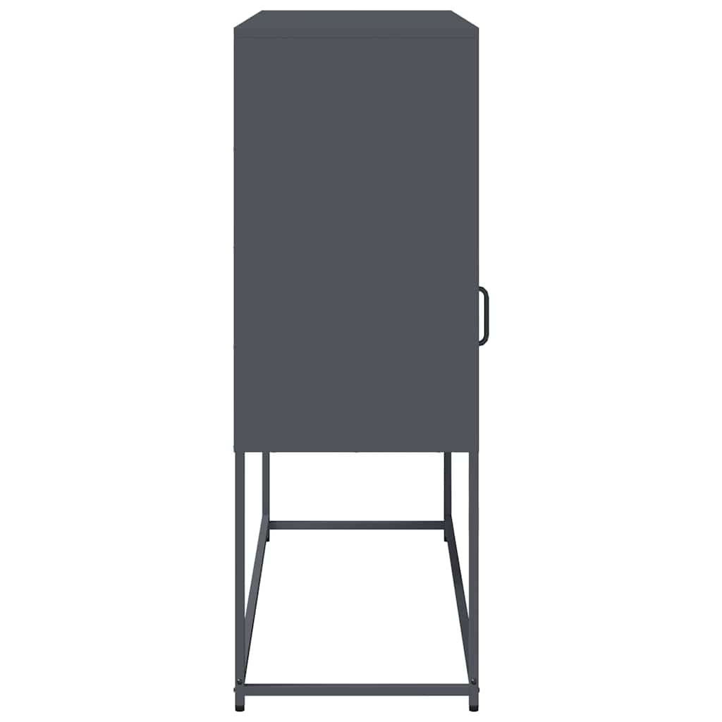 vidaXL Szafka, antracytowa, 100,5x39x107 cm, stal walcowana na zimno