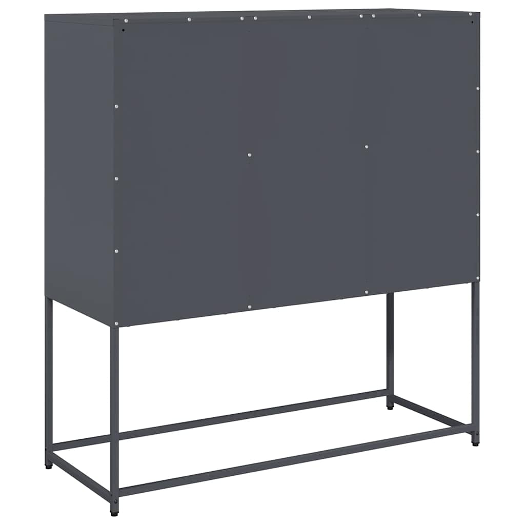 vidaXL Szafka, antracytowa, 100,5x39x107 cm, stal walcowana na zimno