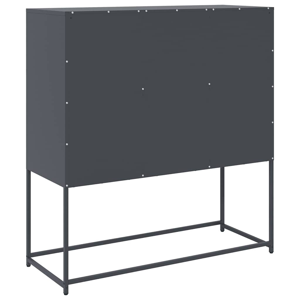 vidaXL Szafka, antracytowa, 100,5x39x107 cm, stal walcowana na zimno