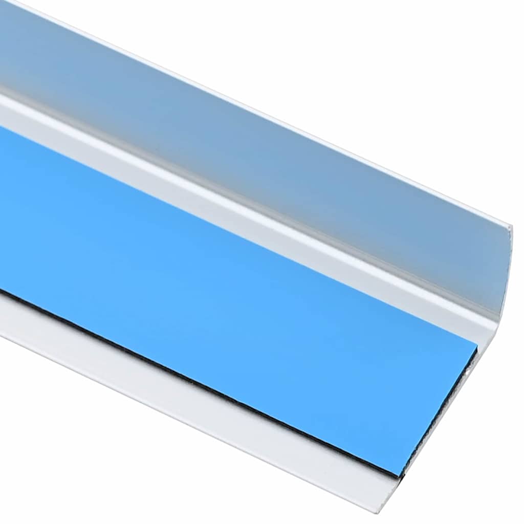 vidaXL Listwy schodowe 30 pcs Srebrny 67 x 3.5 x 3 cm Aluminium