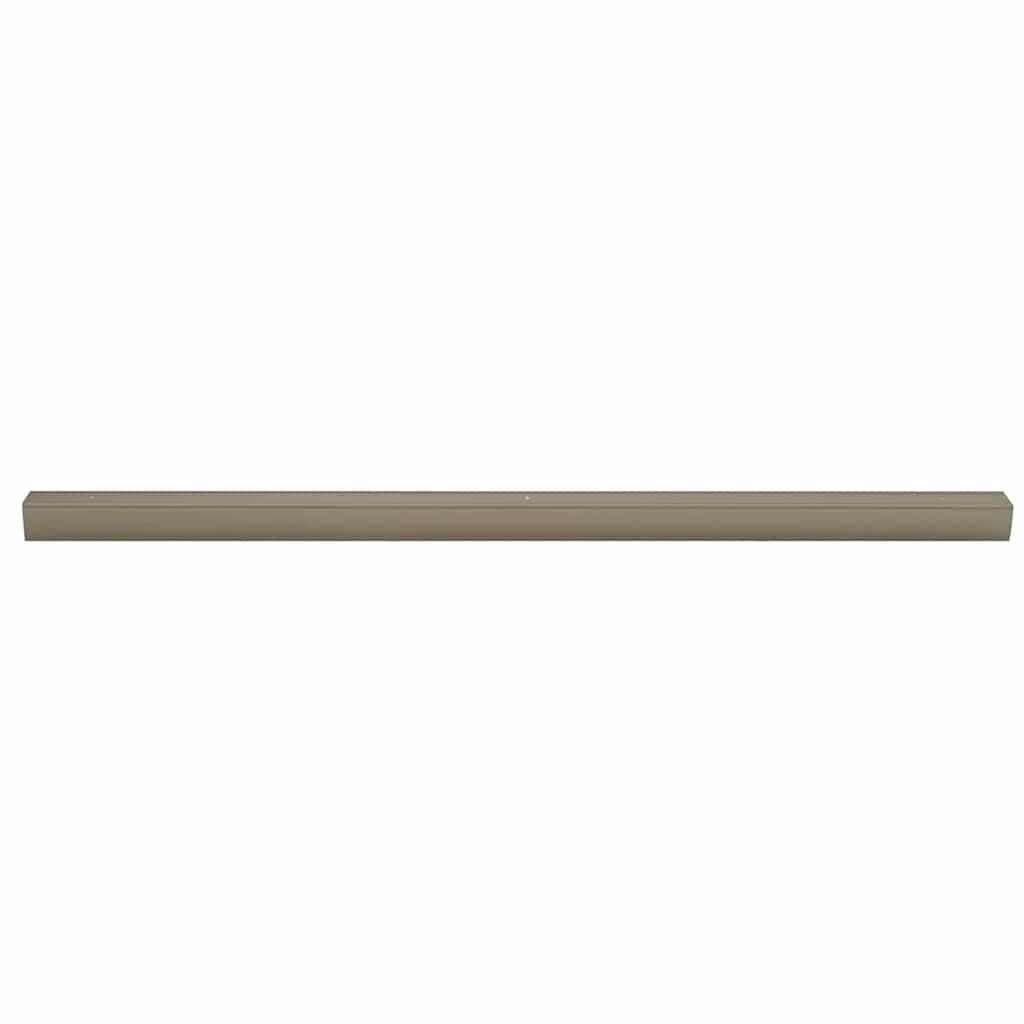 vidaXL Listwy schodowe 10 pcs szampański 67 x 3 x 2 cm Aluminium