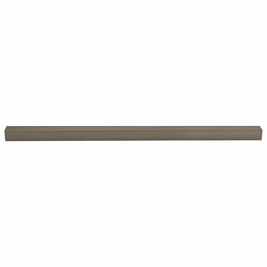 vidaXL Listwy schodowe 10 pcs szampański 67 x 3 x 2 cm Aluminium