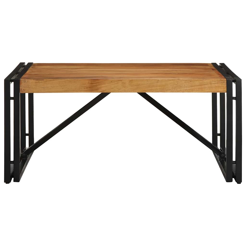 vidaXL Stolik kawowy 80x80x35 cm lite drewno akacjowe