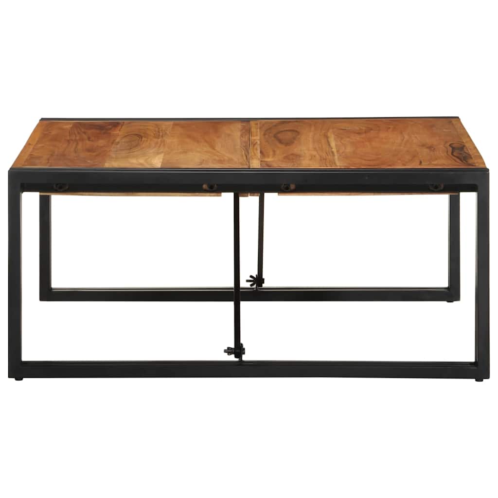 vidaXL Stolik kawowy 80x80x35 cm lite drewno akacjowe