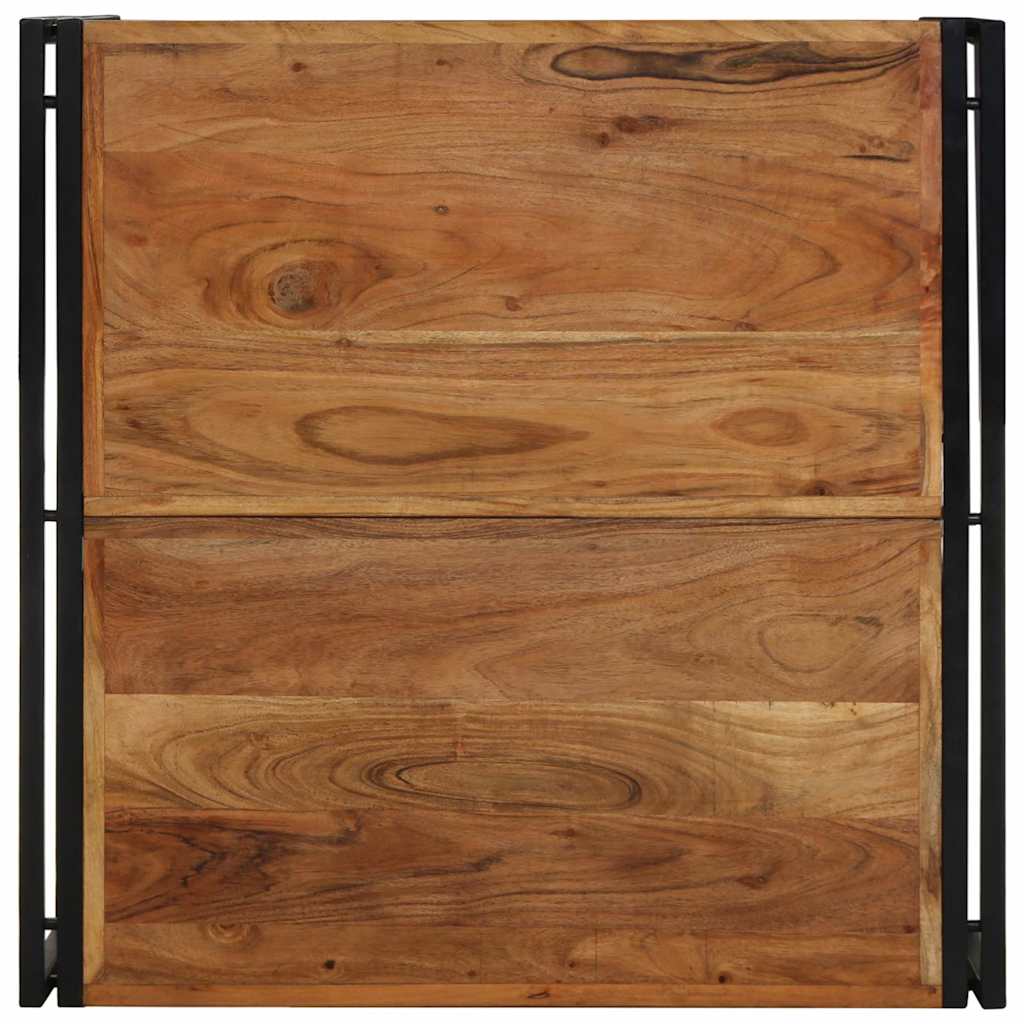 vidaXL Stolik kawowy 80x80x35 cm lite drewno akacjowe