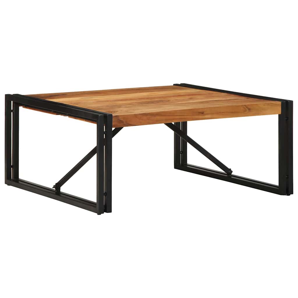 vidaXL Stolik kawowy 80x80x35 cm lite drewno akacjowe
