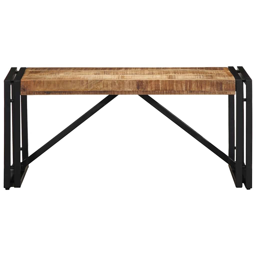 vidaXL Stolik kawowy 80x40x35 cm lite drewno surowe mango