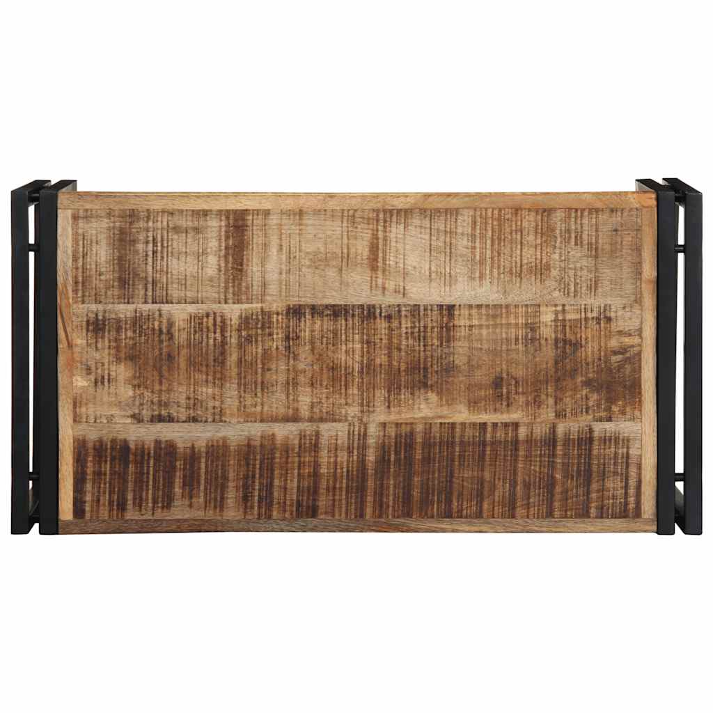 vidaXL Stolik kawowy 80x40x35 cm lite drewno surowe mango