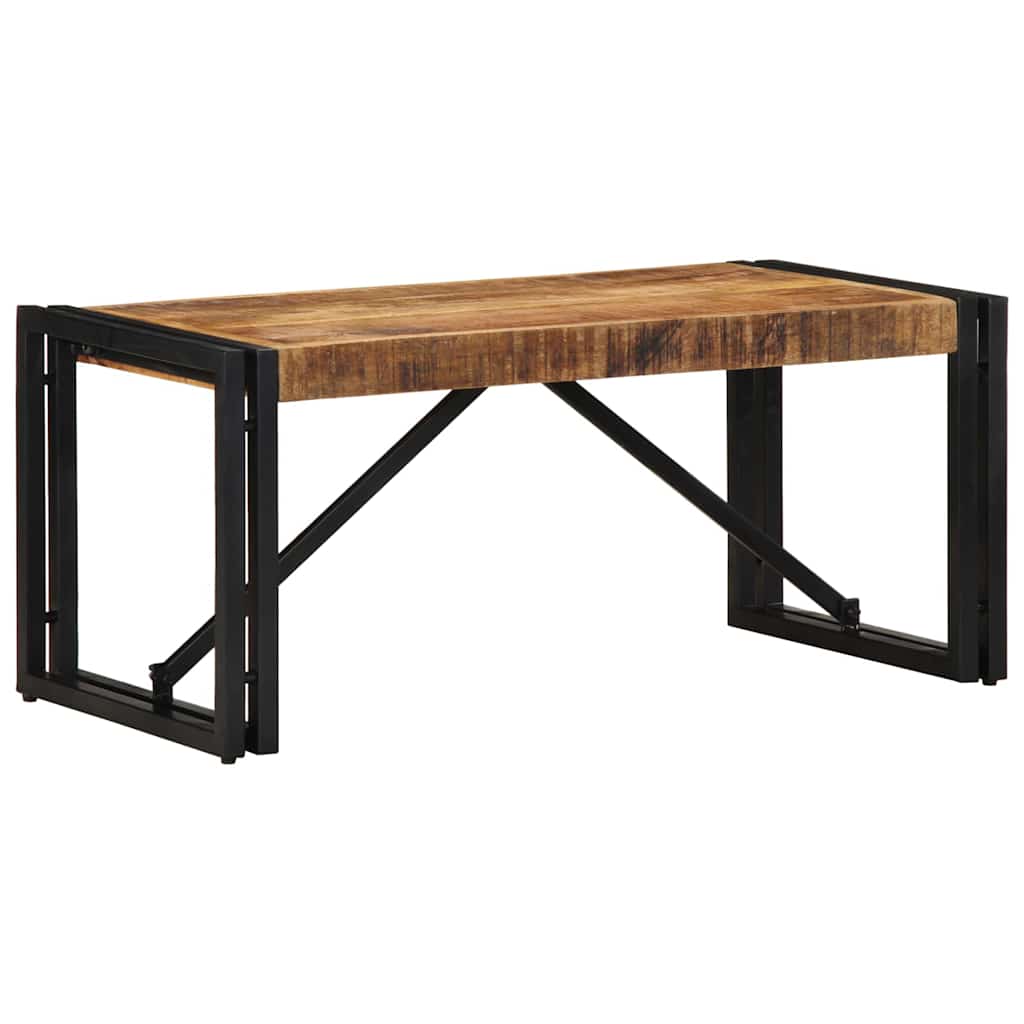vidaXL Stolik kawowy 80x40x35 cm lite drewno surowe mango