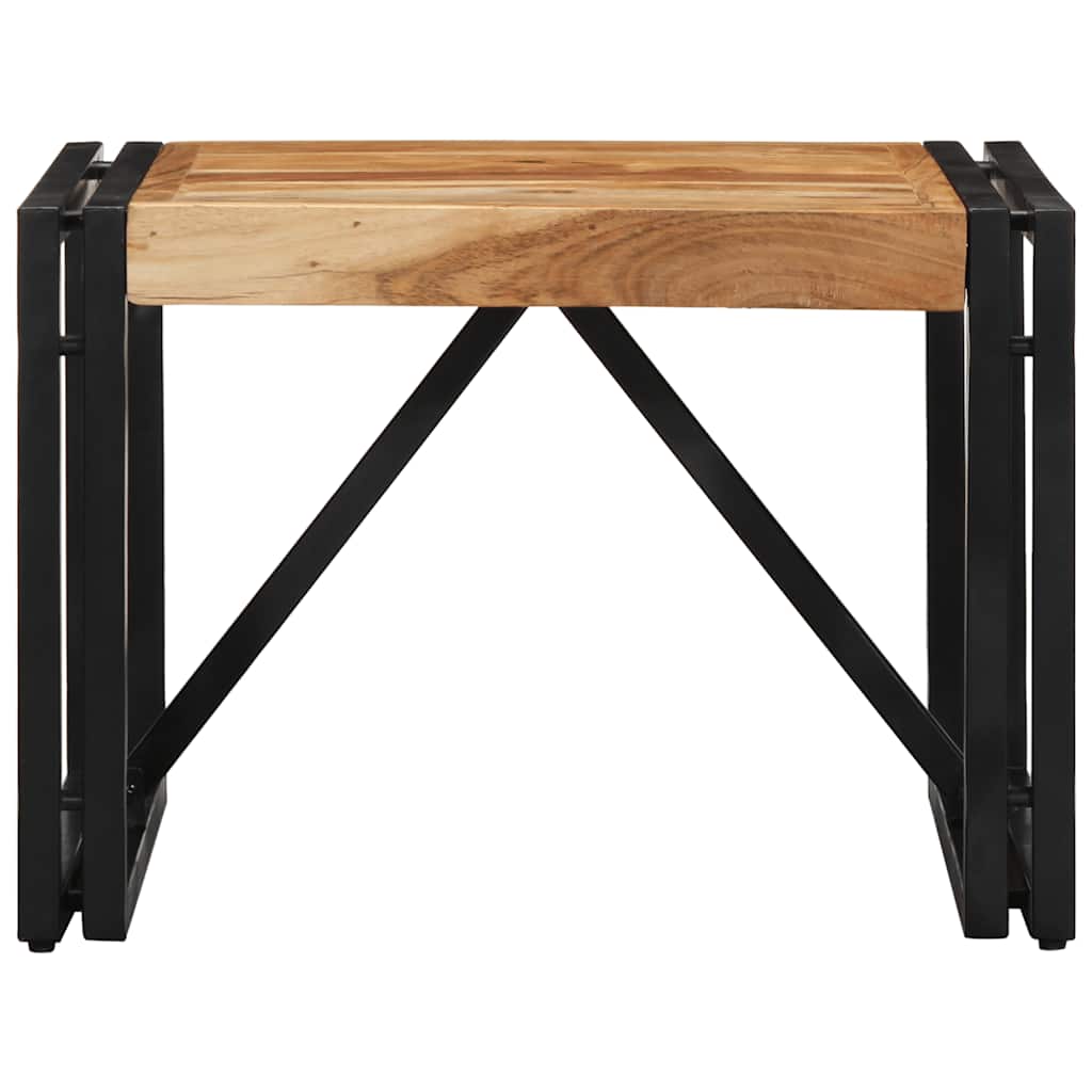 vidaXL Stolik kawowy 50x50x35 cm Drewno lite Akacja