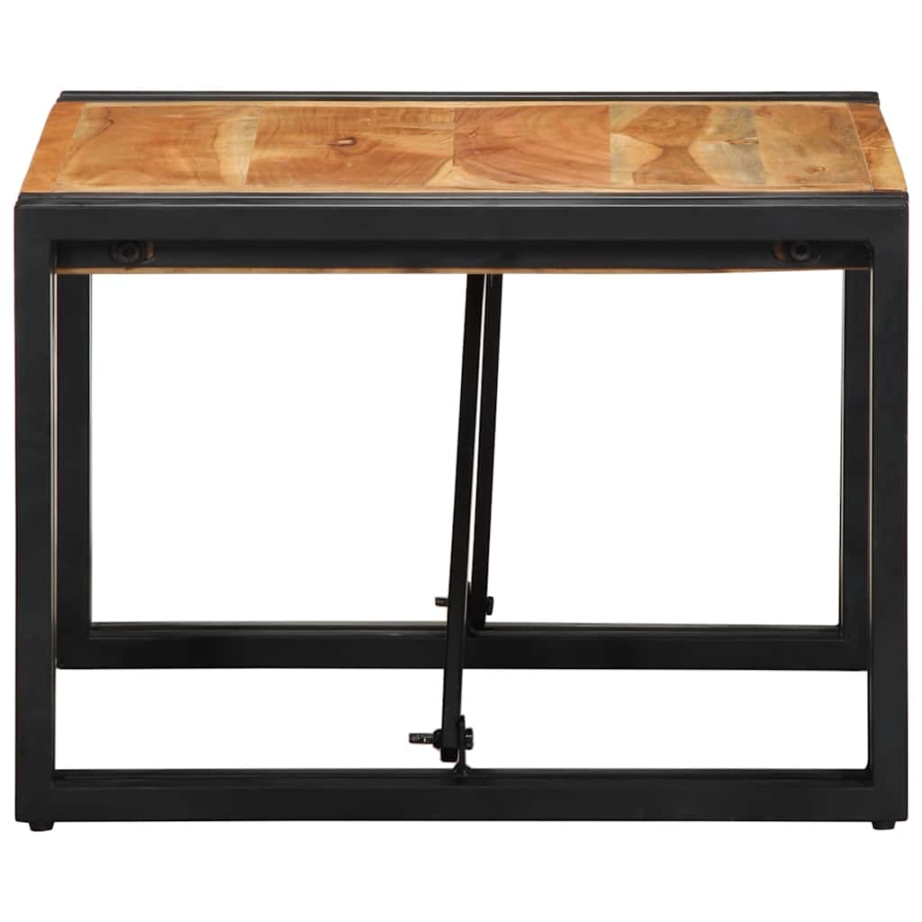 vidaXL Stolik kawowy 50x50x35 cm Drewno lite Akacja