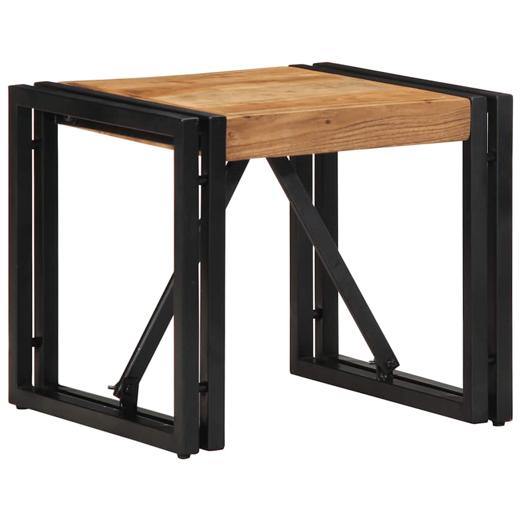 vidaXL Stolik kawowy 40x40x35 cm lite drewno akacjowe