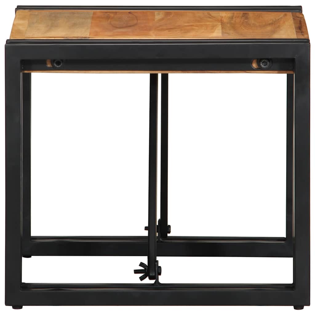 vidaXL Stolik kawowy 40x40x35 cm lite drewno akacjowe