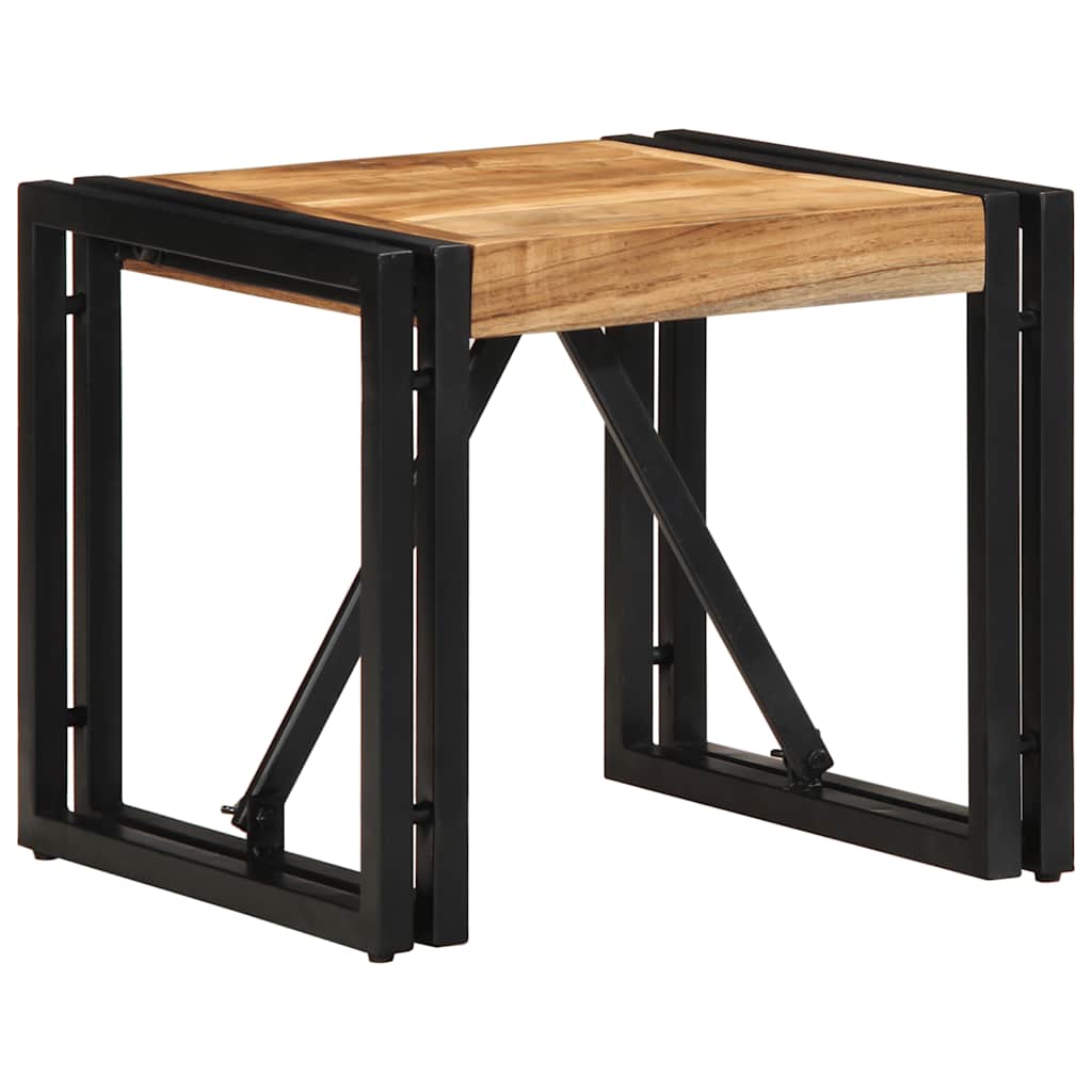 vidaXL Stolik kawowy 40x40x35 cm lite drewno akacjowe