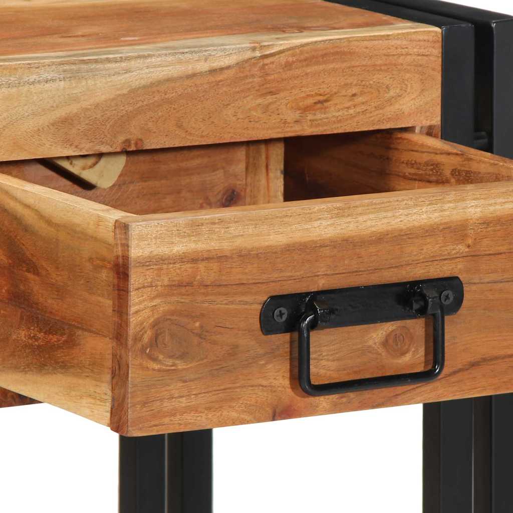 vidaXL Szafka Nocna 2 pcs Brązowy 40 x 35 x 50 cm Lite Drewno Akacji